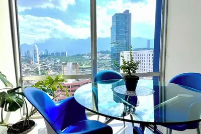 Loft confortable con vista espectacular a Sierra Madre a solo 5 min San Pedro