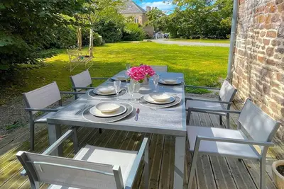 Image de Maison de vacances Ă Gavray avec jardin