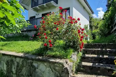 Image de Petite maison du bonheur, grand jardin, à proximité du lac. Vue époustouflante.