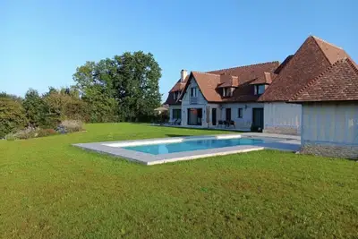 Image de Luxueuse villa avec piscine pour 8 personnes près de Deauville en Normandie
