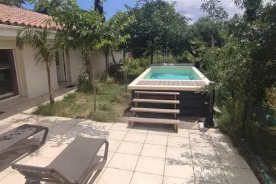 Image de Mas Picton, maison 4 chambres avec piscine, 10 min plage