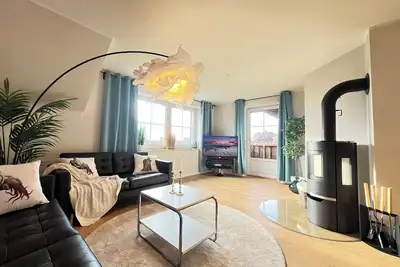 Image de Happy Days Fehmarn -Your vacation & your happiness- 91 sqm balcony with field view and fireplace