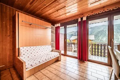 Image de Studio 'Le Garolou - 4 Pers' avec vue sur montagne, balcon et Wi-Fi