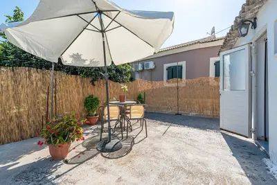 Image de Maison de vacances 'Corfu Fotis' avec vue sur la mer, Wi-Fi et climatisation