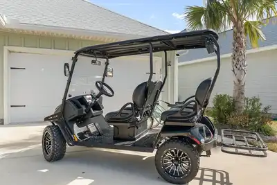 Image de Golf cart|walk to beach|beach gear|fenced
