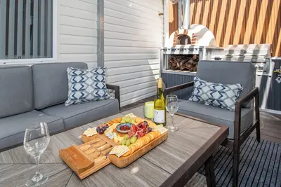 Image de New 2-bedroom house in Yomitan with WiFi, Ac, Full Kitchen, Bbq, Pizza Oven