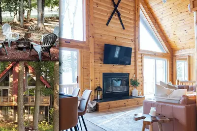 Image de Cozy Chalet w/ Hot Tub just steps from Shanty Creek Resort