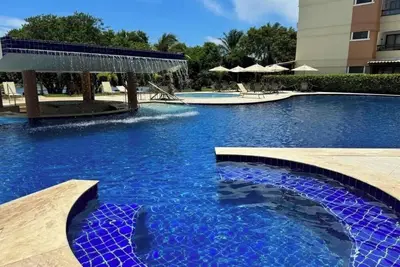Image de Guarajuba Paraiso das Aguas - 2\/4 Condo by the Lake \/ near the Beach - Air and Tv