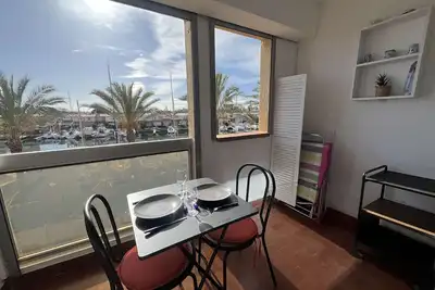 Image de Studio au Cap d'Agde avec parking, piscine proche du port