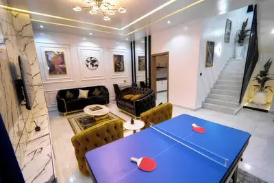 3-Bed Duplex with 24/7 Light+WiFi+Snooker+Tennis in Lekki