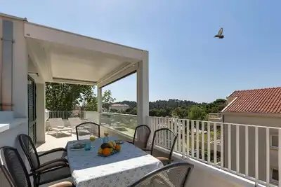 Image de Appartement de vacances Makarska pour 1 - 4 personnes avec 2 chambres à coucher - Logement de vacanc