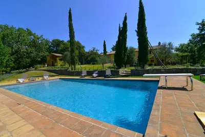 Image de Belle maison de vacances privée avec Wifi, piscine privée, Tv, patio, vue panoramique, parking