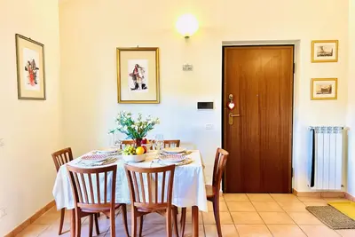 Apartment in Fiuggi for a family of 4 with mountain views