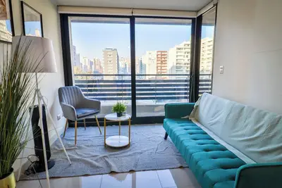 Image de Hom I Amplio Depto 1d1b 3pax con Terraza en Stgo