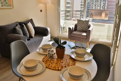 Image de Hom I Precioso y Acogedor Depto 1d1b en Santiago