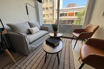 Image de Hom I Nuevo y Moderno Depto 2pax 1d1b en Santiago