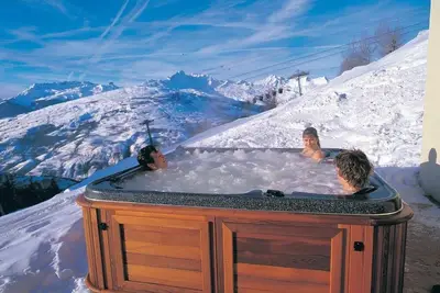 Image de Chalet, wifi, à 100m des pistes de ski, sauna, terrasse, cheminée ou poêle à bois, télévision