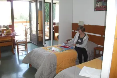 Image de Remise en forme, piscine, hammam, parking, télévision, casier à ski, 36m², Les Rousses