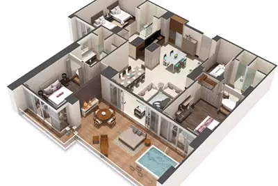 Image de Spacious 3-bedroom resort with pools and golf access in beautiful Nuevo Vallarta