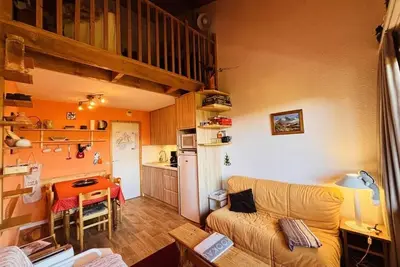Image de À 250m des pistes de ski, 5ème étage, vue montagne, balcon, casier à ski, 42m², Montchavin La Plagne