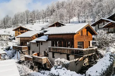 Image de Beau chalet avec vue montagne enchanteresse - 300m des pistes - 12 Pax