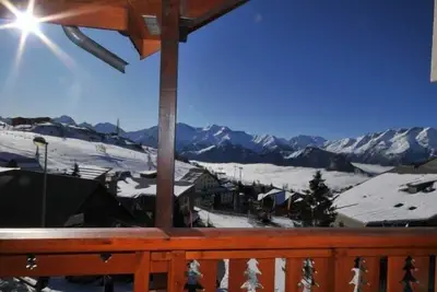 Image de À 230m des pistes de ski, 4ème étage, balcon, télévision, casier à ski, 26m², Alpe d'Huez
