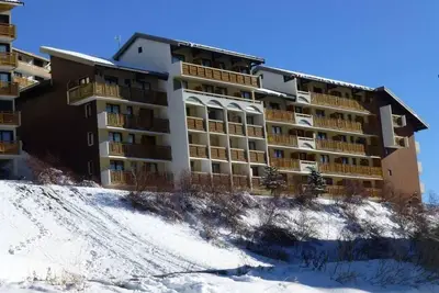 Image de À 150m des pistes de ski, étage -2, télévision, casier à ski, 18m², Alpe d'Huez