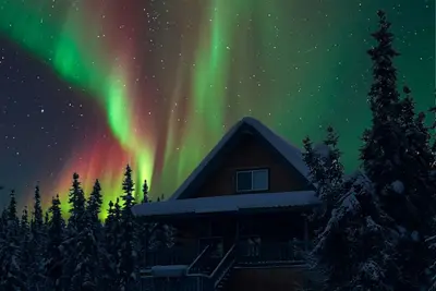 Image de Aurora Ridge Cabin | Stunning Views & Northern Lights, We cannot wait to host you during your Alaska