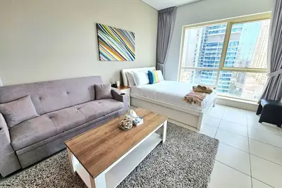 Image de Sunrise Homes - Studio with Beautiful View next to Jbr Walk and Beach