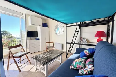 Studio - 100m de l’océan - Vue exceptionnelle 180°