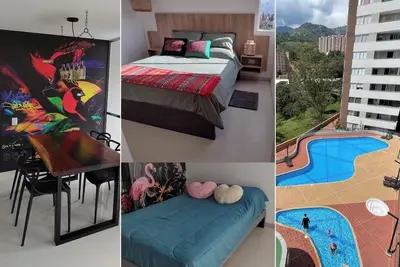 Image de Welcome home in Medellin/Bello family-sized apartment with beautiful view
