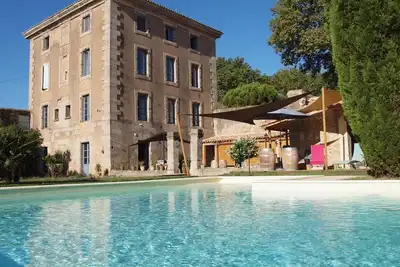 Image de \"Au fil de l'Aude\", gîte 4 à 6 personnes tout équipé ; plus piscine, balnéo. . .