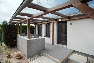 Image de Maison de vacances 'Haffmöwe 96' avec terrasse et jardin privés