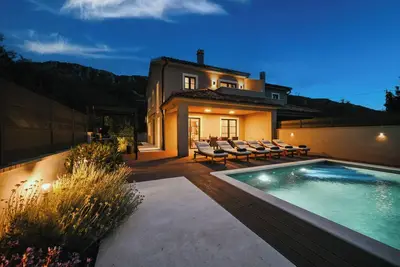 Image de Villa with heated pool sourranded with nature near Crikvenica