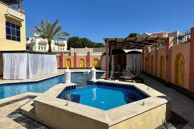 Image de 4-bedroom villa with pool in Hurghada with Ac, WiFi. For your relaxing stay
