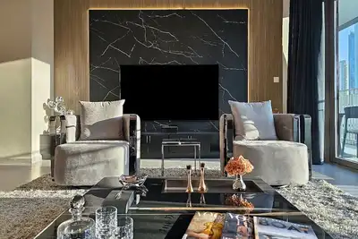 Image de 3-bedroom apartment downtown views Ii tower 3 with burj khalifa view.
