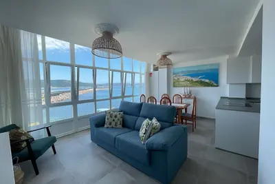 Image de Appartement 'Mirador Playa Ribeira' avec vue sur mer, Wi-Fi et climatisation