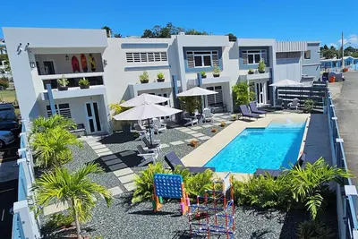 Image de Pool+Walk to Beach+Fast Wifi+Coffee Station+Located in RincĂłn's Touristic Heart