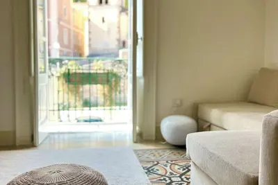 Image de Charming Italian town center stunning view balcony fully restored building