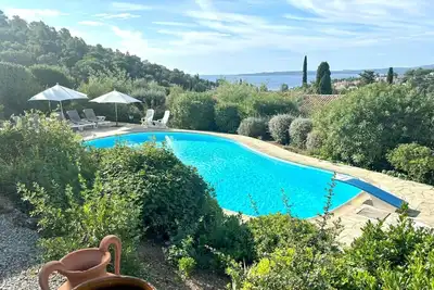 Maison Provençale vue mer Golfe de St-Tropez