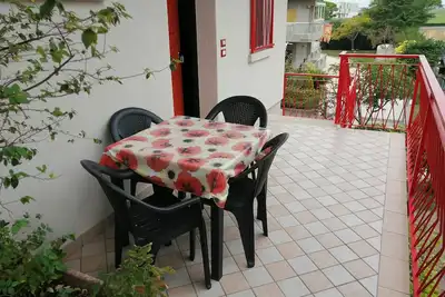 Appartement 'Euroholiday Village 4r' avec terrasse partagée, jardin partagé et Wi-Fi