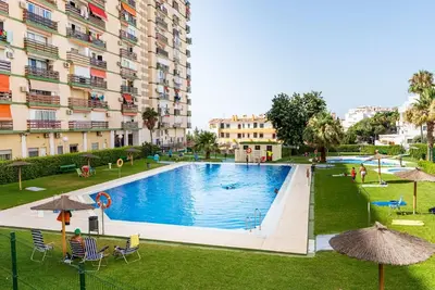 Image de Appartement 'Benalmadena Naciones' avec vue sur mer, Wi-Fi et climatisation