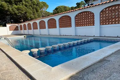 Image de Maison de vacances 'Montgo Piscina 2' avec vue sur les montagnes, Wi-Fi et climatisation