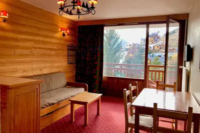 Image de Studio chaleureux au pied des pistes, animaux admis