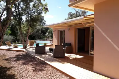 Image de villa Sainte Lucie de porto vecchio, indépendante piscine privée terrain clos