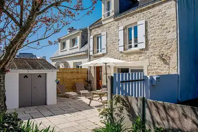 Image de Étel - Maison rénovée 4 pers. avec jardin, terrasse et parking