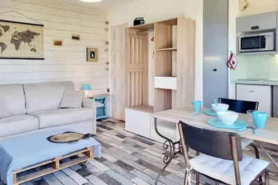Image de Studio avec parking à 2 pas de la plage, Merville-Franceville