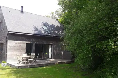 Image de Maison d'architecte ossature bois : écologie et confort thermique. Proche plage.
