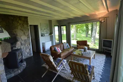 Image de Chalet à Humain avec Vue et Barbecue
