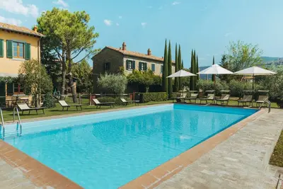 Image de Ferme à Cortona avec piscine